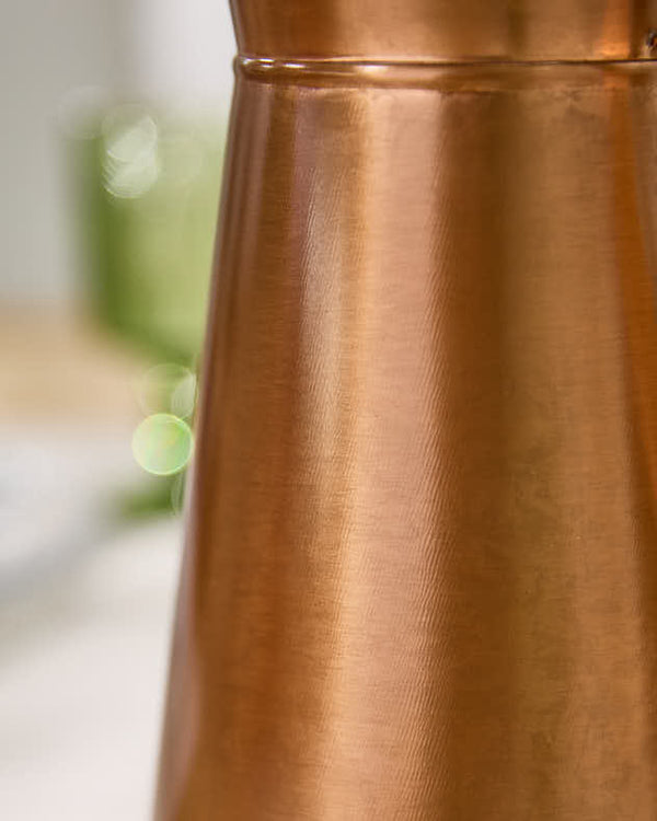 Dibor Copper Pitcher Jug With Personalised Tag