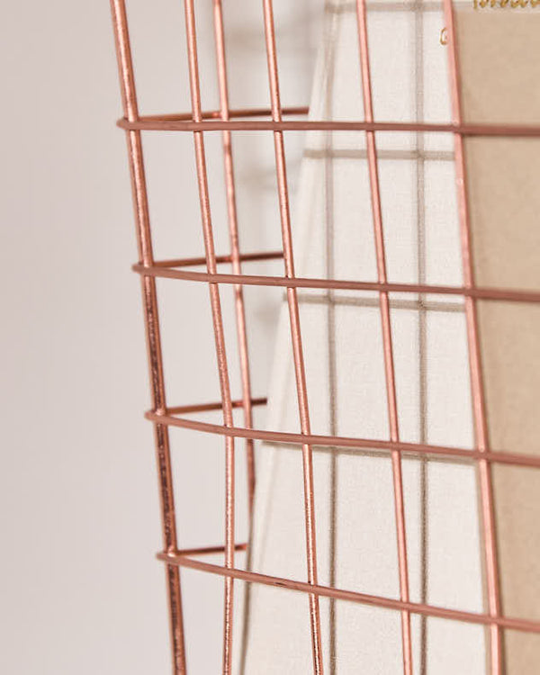 Dibor Copper Wall Storage Basket
