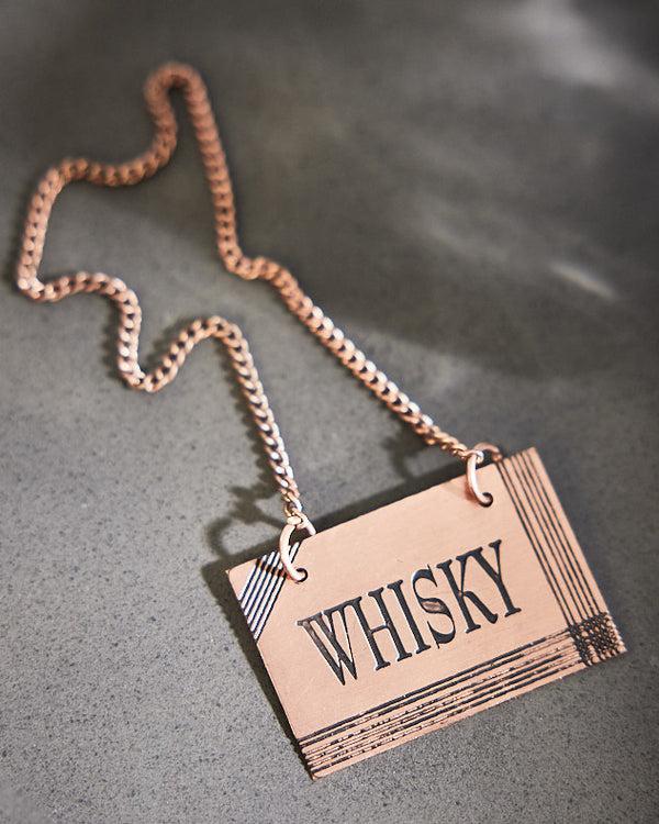 Dibor Copper Whisky Decanter Tag