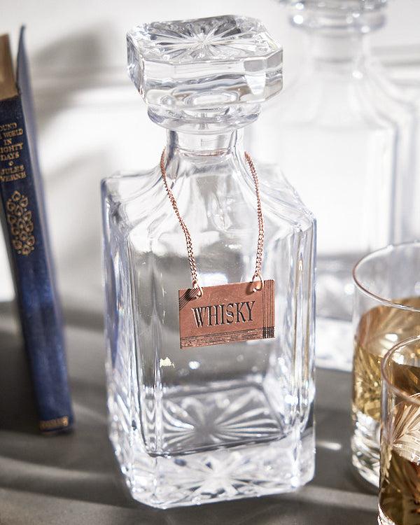 Dibor Copper Whisky Decanter Tag