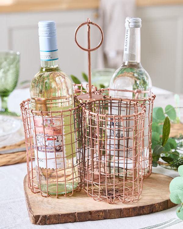 dibor Copper Wire Cutlery Holder