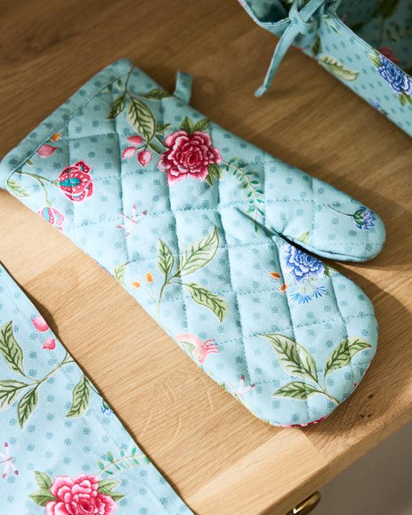Dibor Cordelia Floral Cotton Oven Mitt