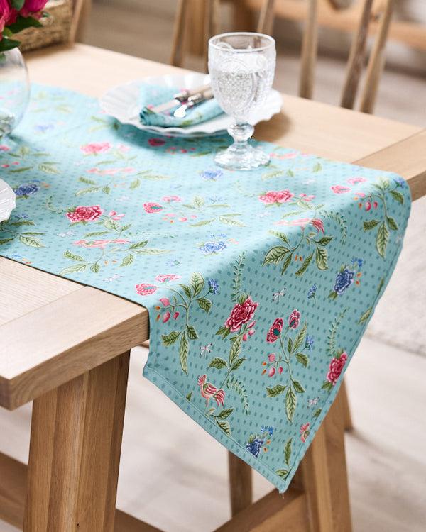 dibor Cordelia Floral Cotton Table Runner
