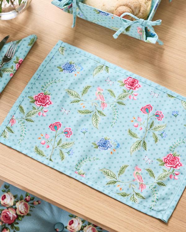 Dibor Cordelia Floral Set Of 6 Placemats