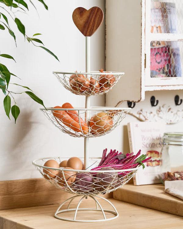 dibor Country Cream Vegetable Rack