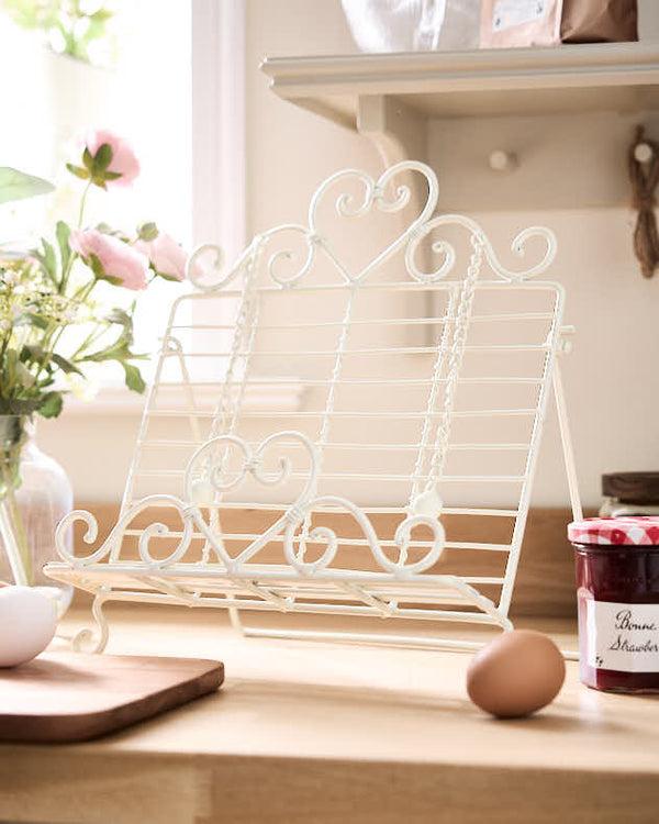 Dibor Country Cream Vintage Recipe Cookbook Stand