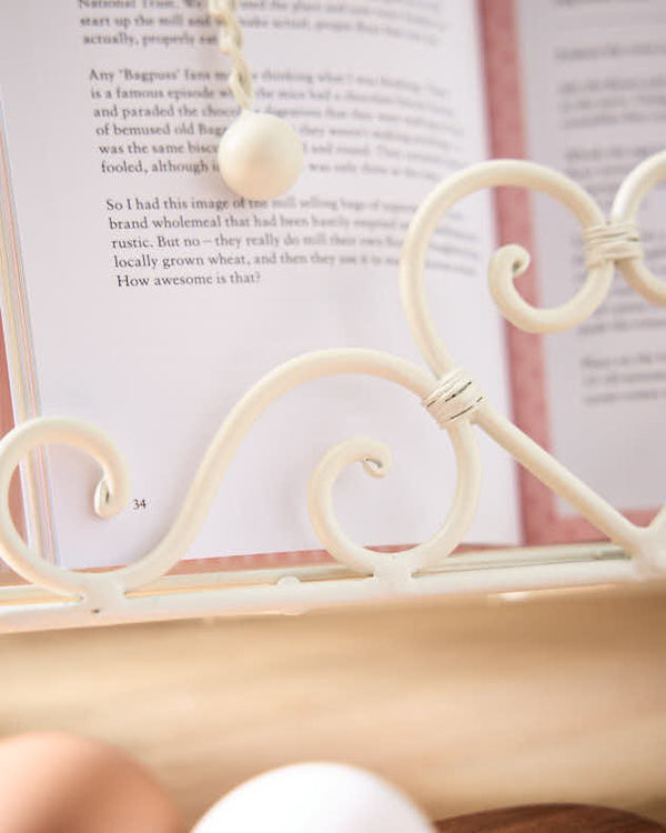 Dibor Country Cream Vintage Recipe Cookbook Stand