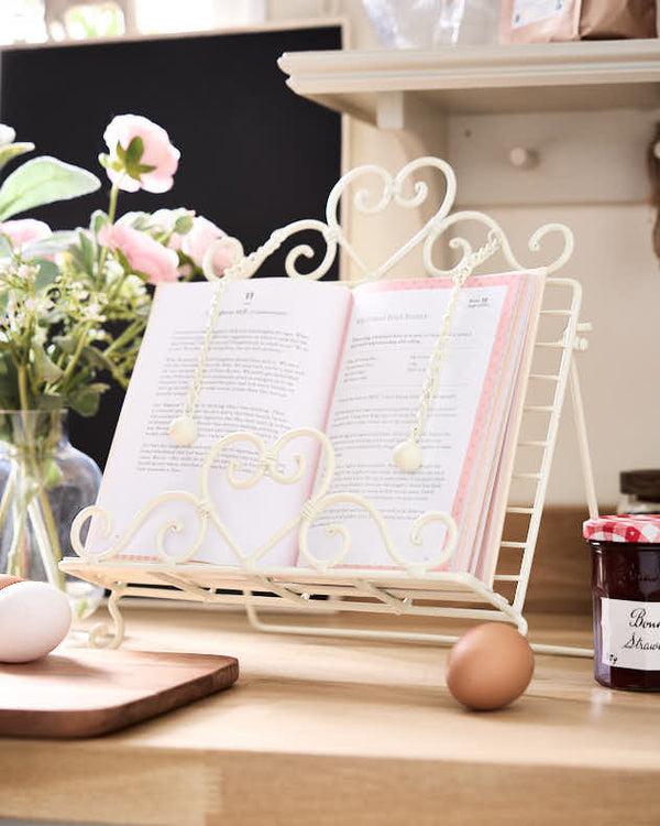 dibor Country Cream Vintage Recipe Cookbook Stand