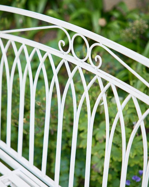 Dibor Cream Arched Companion Seat Bench