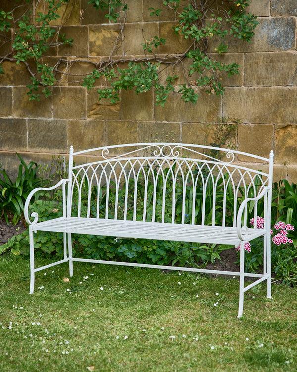 Dibor Cream Arched Companion Seat Bench