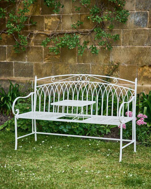 dibor Cream Arched Companion Seat Bench