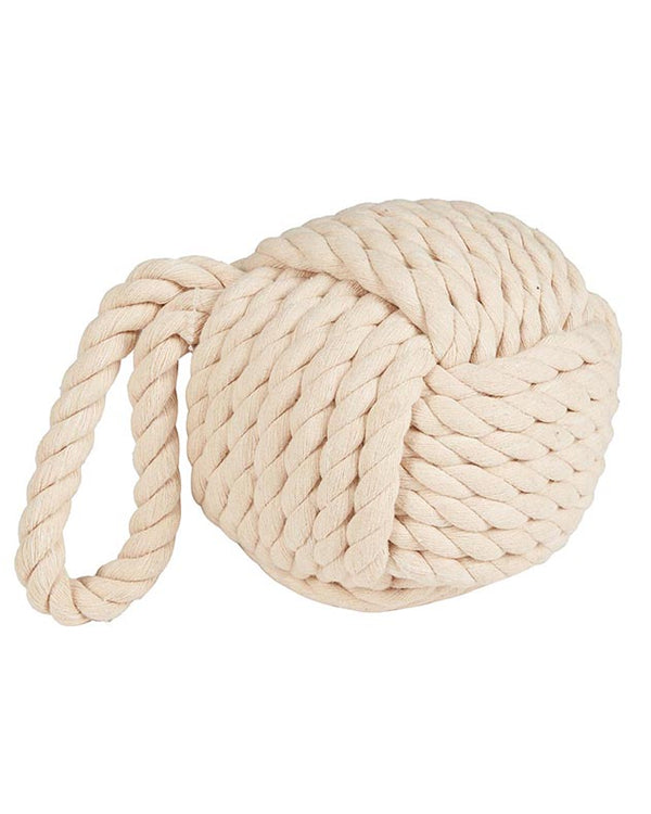 Dibor Cream Jute Rope Doorstop