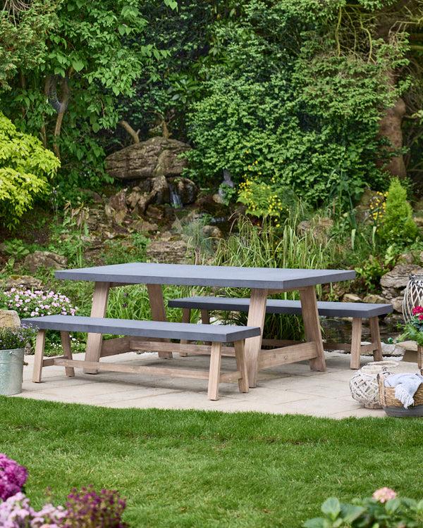 Dibor Culver Garden Table & Benches