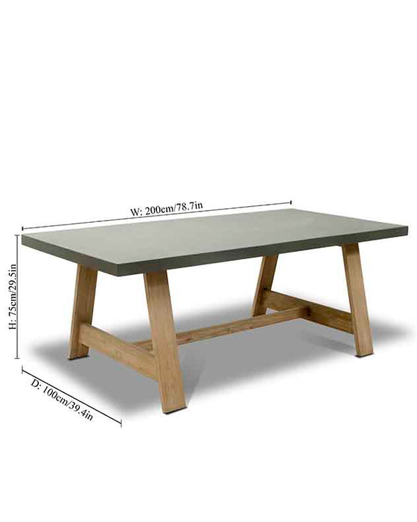 Dibor Culver Garden Table & Benches