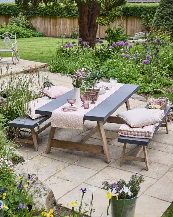 dibor Culver Garden Table & Benches