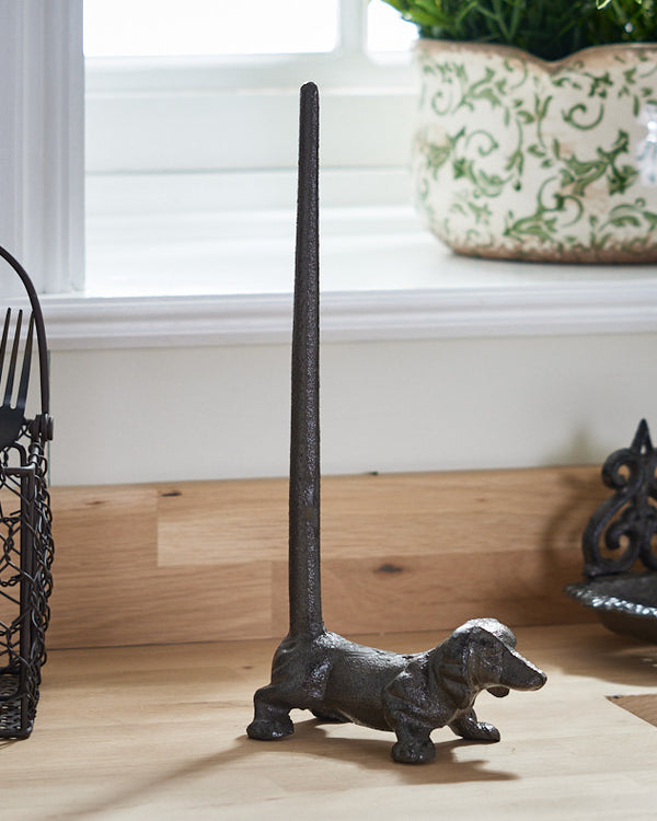 Dibor Dachshund Kitchen Roll Holder