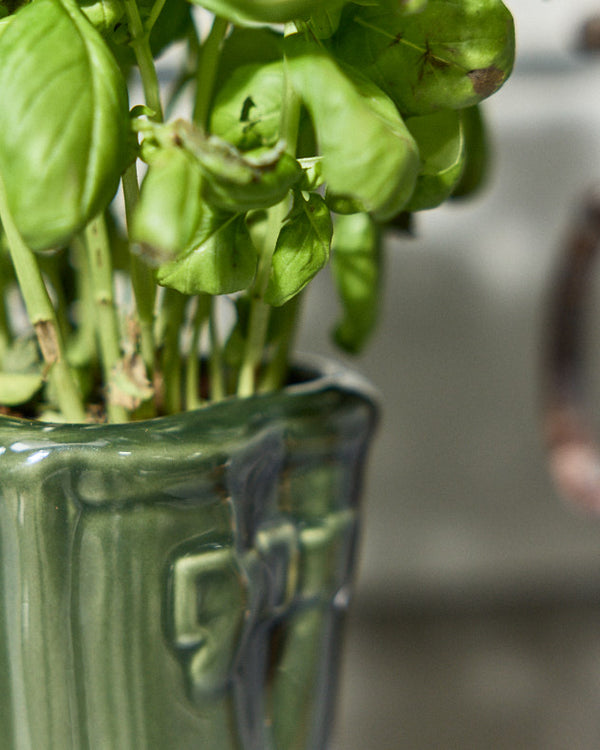 Dibor Dark Green Welly Boot Planter