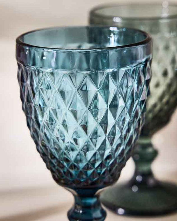 Dibor Diamas Coloured Glass Wine Goblets