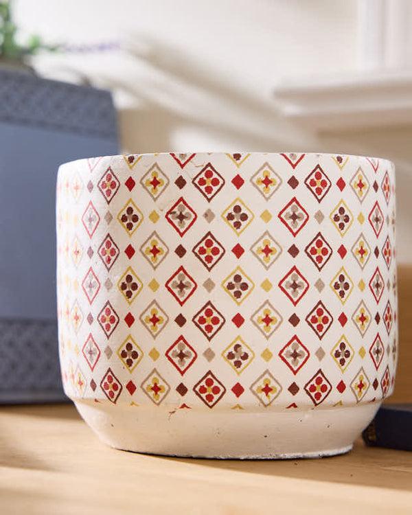 Dibor Diamond Mosaic Ceramic Planter