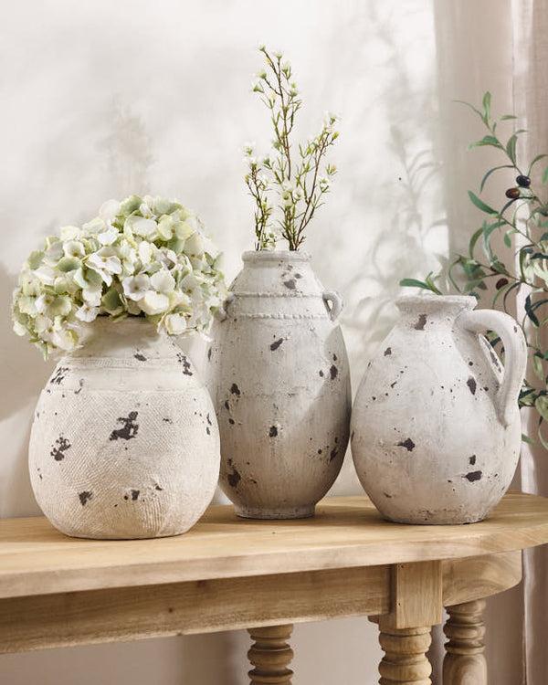 dibor Distressed Effect Grecian Vase