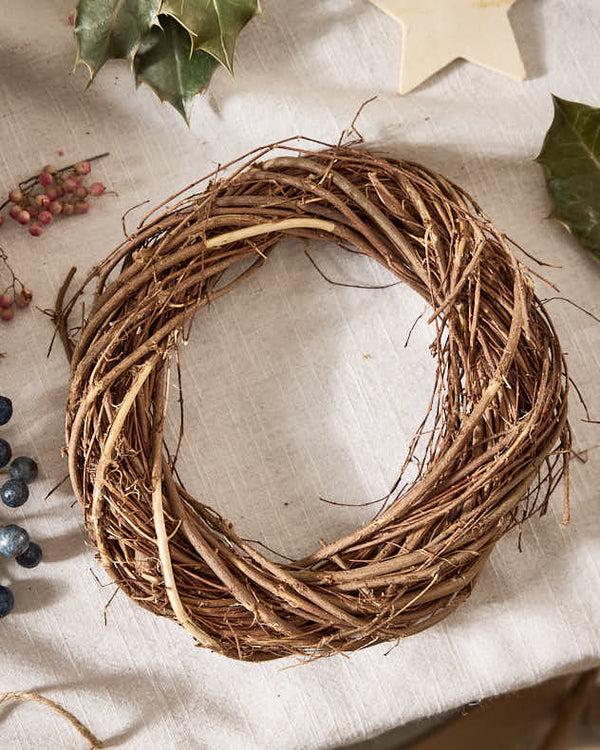 Dibor DIY Wicker Wreath 20cm