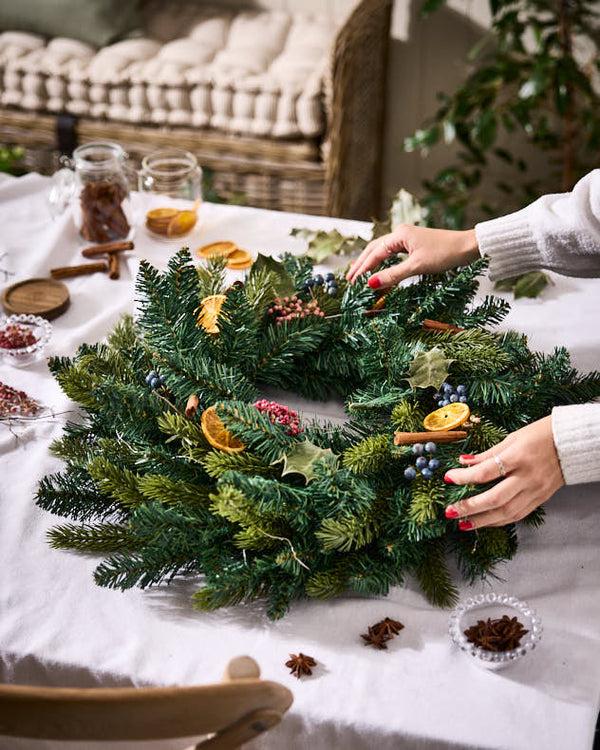 dibor DIY XL Evergreen Wreath - 60cm