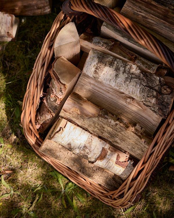 Dibor Dornes Wicker Log Basket
