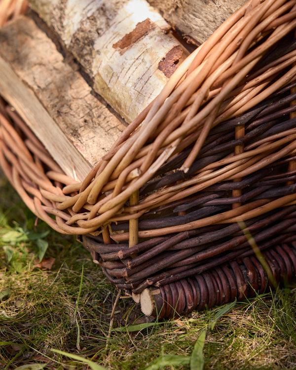 Dibor Dornes Wicker Log Basket