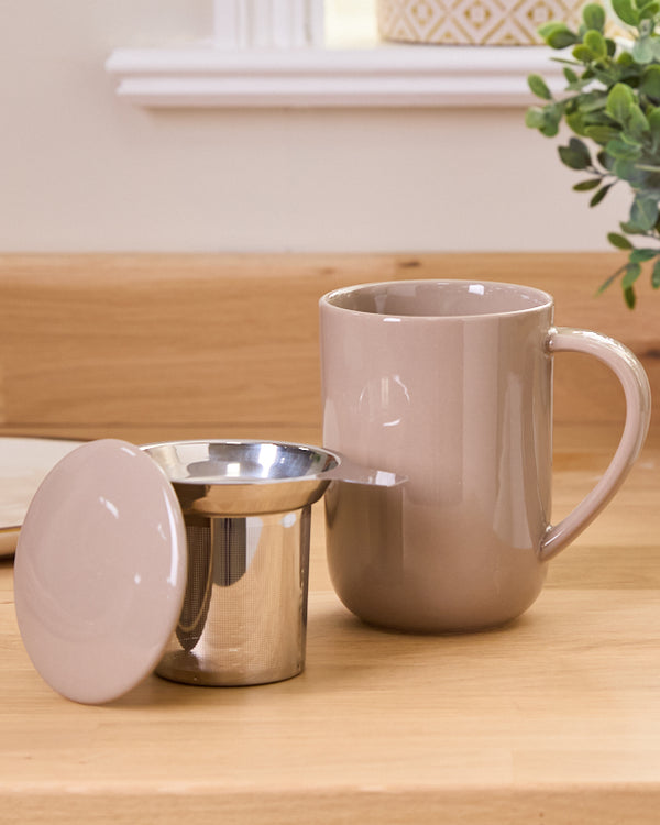 dibor Douro Tall Grey Teapot