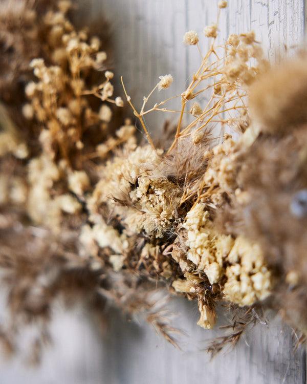 Dibor Dried Flowers Half Wreath