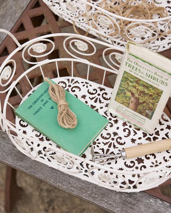 Dibor Duras Set Of 2 Vintage Cream Baskets