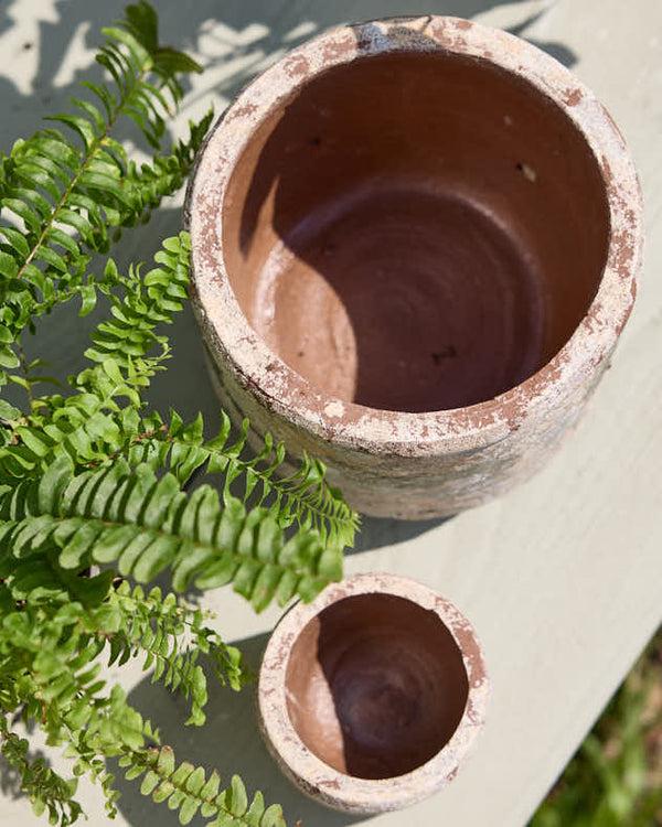 Dibor Earthy Terracotta Footed Planters