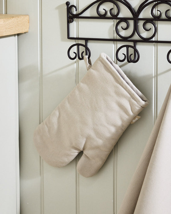 dibor Ecru Cotton Oven Glove