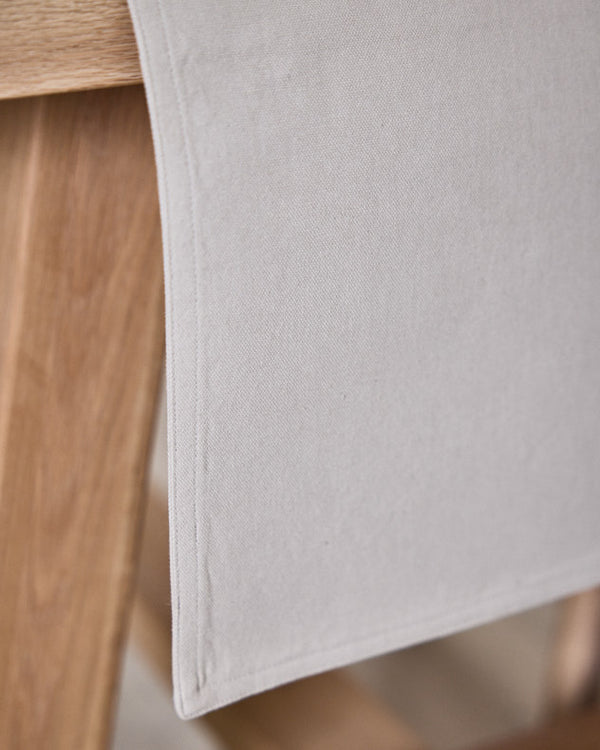 Dibor Ecru Cotton Table Runner