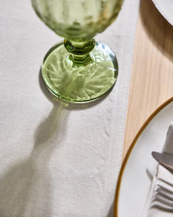 Dibor Ecru Cotton Table Runner