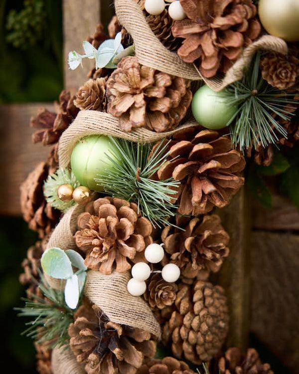 Dibor Emerald Jewel Autumn Wreath
