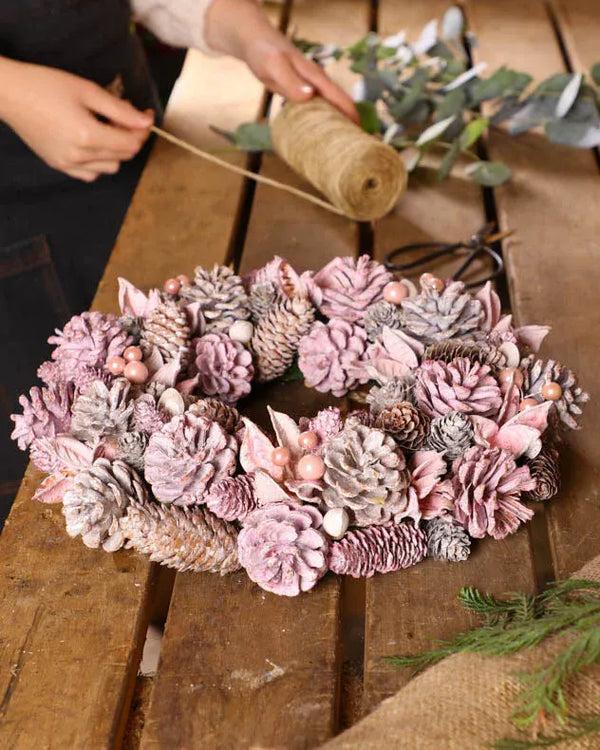 Dibor Enchanted Blush Wreath 35cm