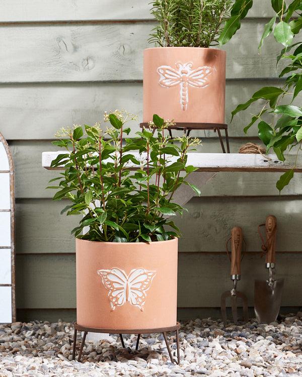 dibor Erro Set of 2 Insect Planters