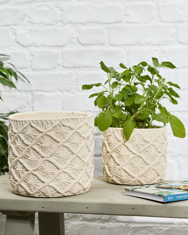 dibor Escala Braided Planter Collection