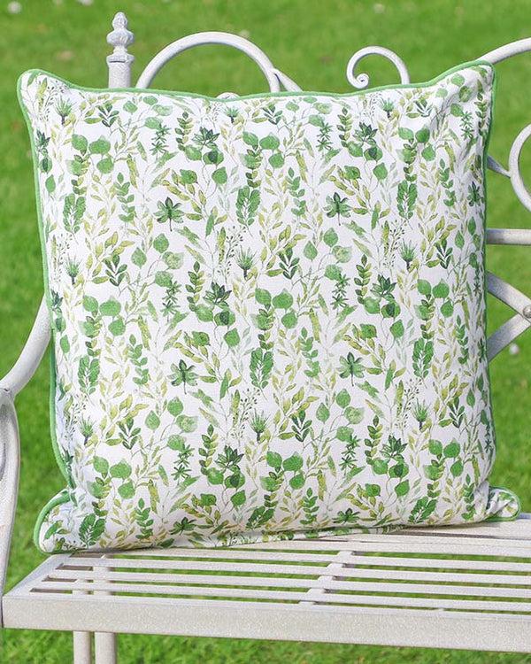 dibor Extra Large Botanical Green Chair Cushion
