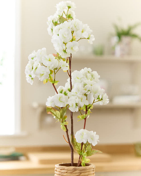 Dibor Faux Cherry Blossom Spray