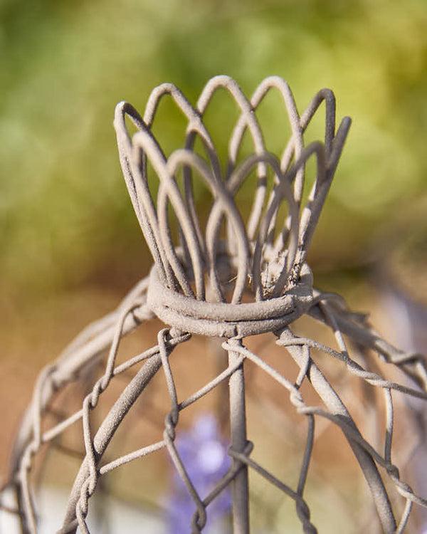 Dibor Faux Lavender In Birdcage Basket