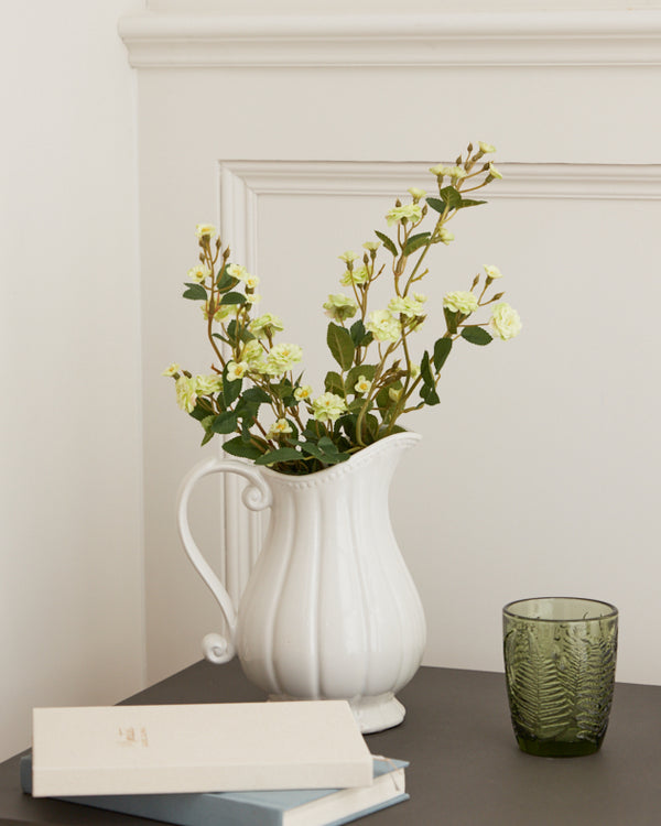 dibor Faux Meadow Rose Spray