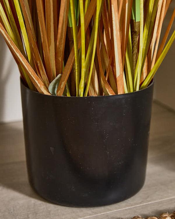 Dibor Faux Ravenna Grass Pot