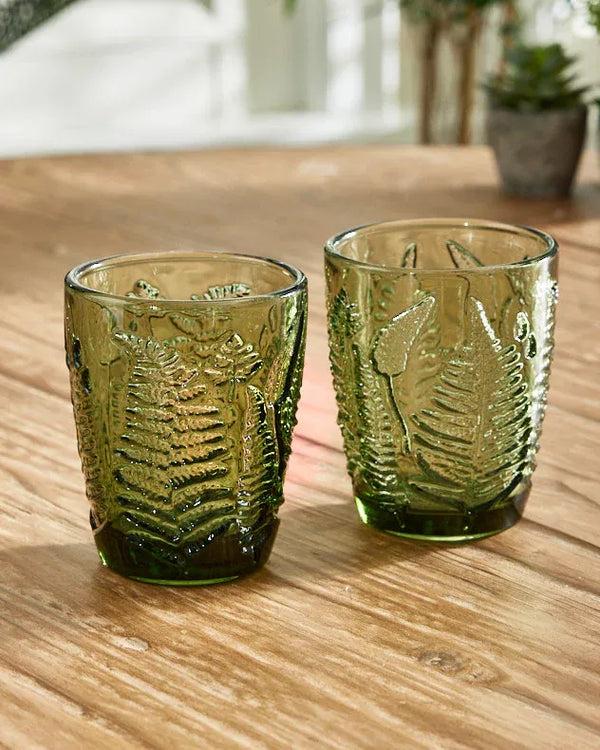 dibor Fern Leaf Glassware Collection