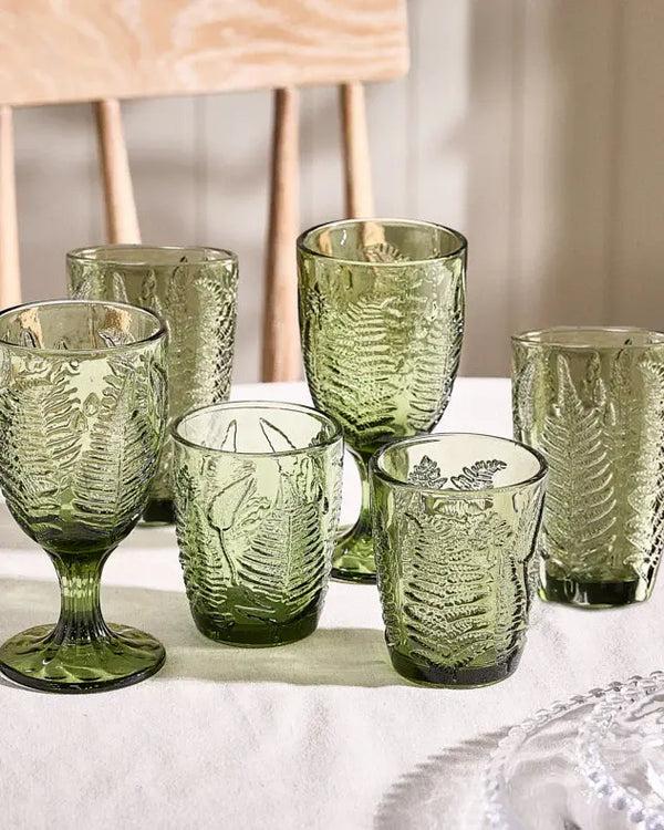 dibor Fern Leaf Glassware Collection