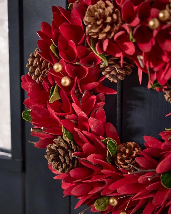 Dibor Festive Firecracker Red Wreath 35cm