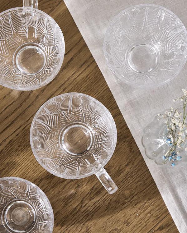 Dibor Feuille Embossed Footed Mug