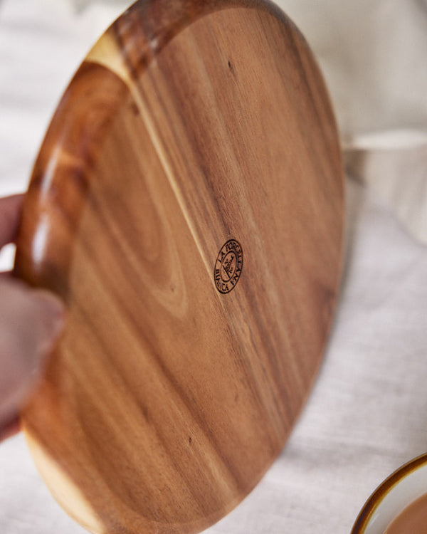 Dibor Fika Round Wooden Tray