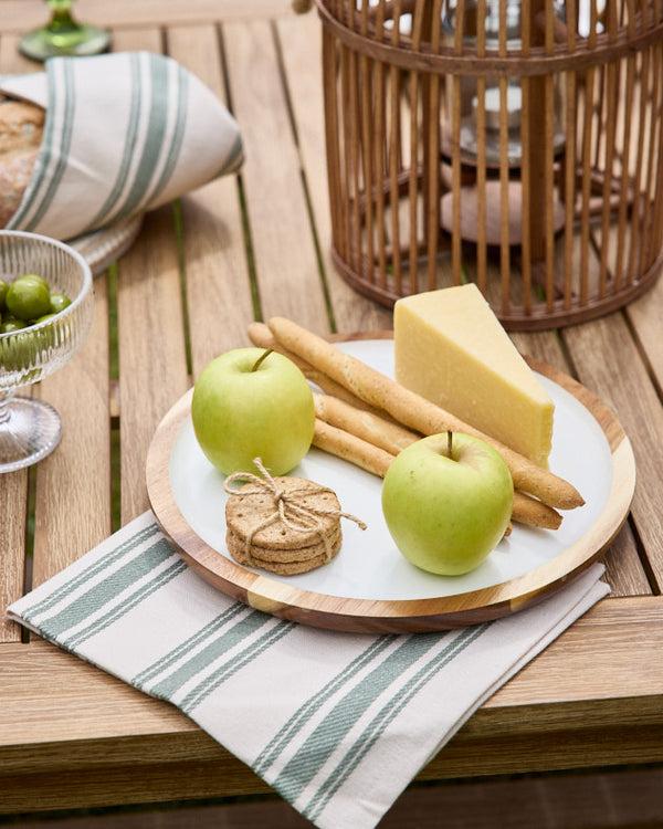 Dibor Fika Round Wooden Tray